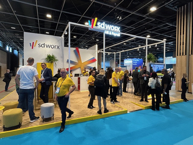 SD Worx booth at UNLEASH World 2025